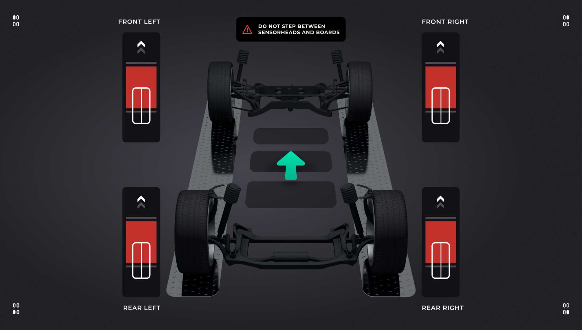 UI design nærbillede af indlejret software, der viser et køretøj.